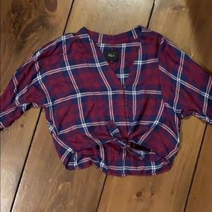 Cropped flannel